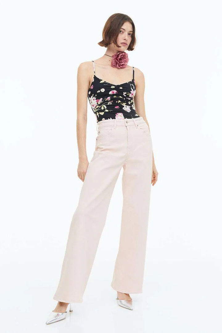 GUESS HIGH WAISTED STRAIGHT JEANS